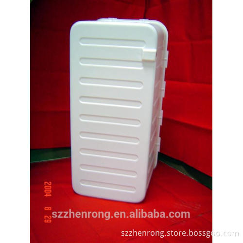 custom vacuum forming plastic refrigerator door shelf liner